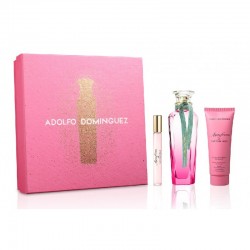 ADOLFO DOMINGUEZ AGUA FRESCA GARDENIA EDT 120 VAPO + BODY + MINI