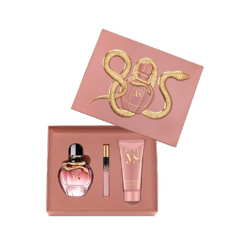 PACO RABANNE PURE XS HER EDP 80 VAPO + BODY LOTION + MINI