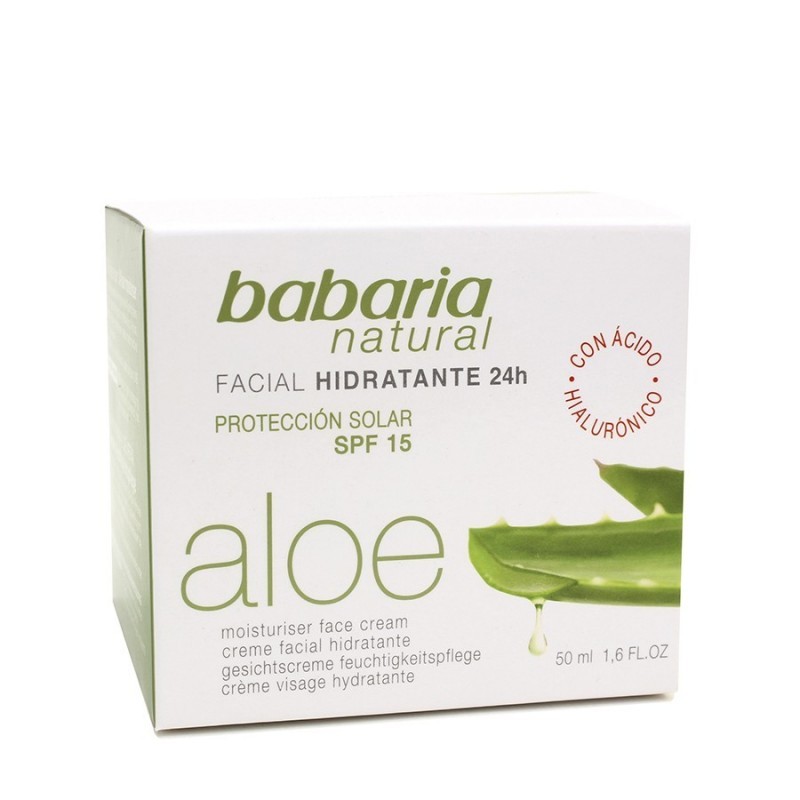 BABARIA CREME FACIAL HIDRATANTE 24 HORAS 50 ML