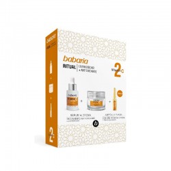 BABARIA CONJUNTO VIT C Con CREME + SERUM + AMPOLLA FLASH