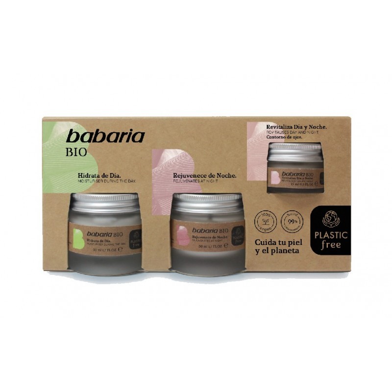 BABARIA BIO PLASTIC FREE CONJUNTO 3 PRODUCTOS