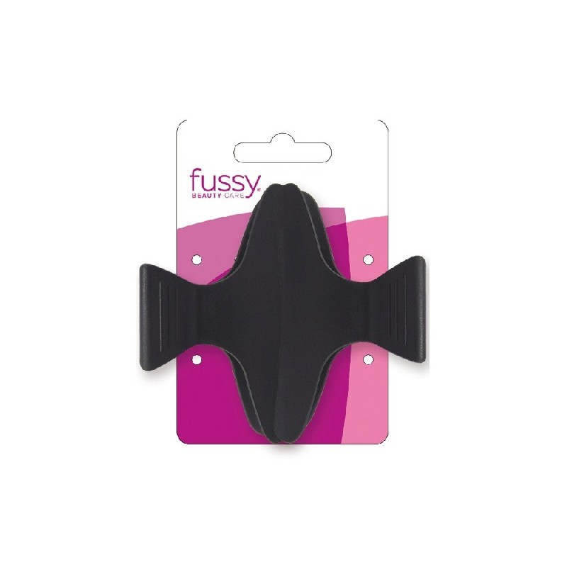 FUSSY PINÇA CABELEIREIRO NEGRA 2 UDS R.1059