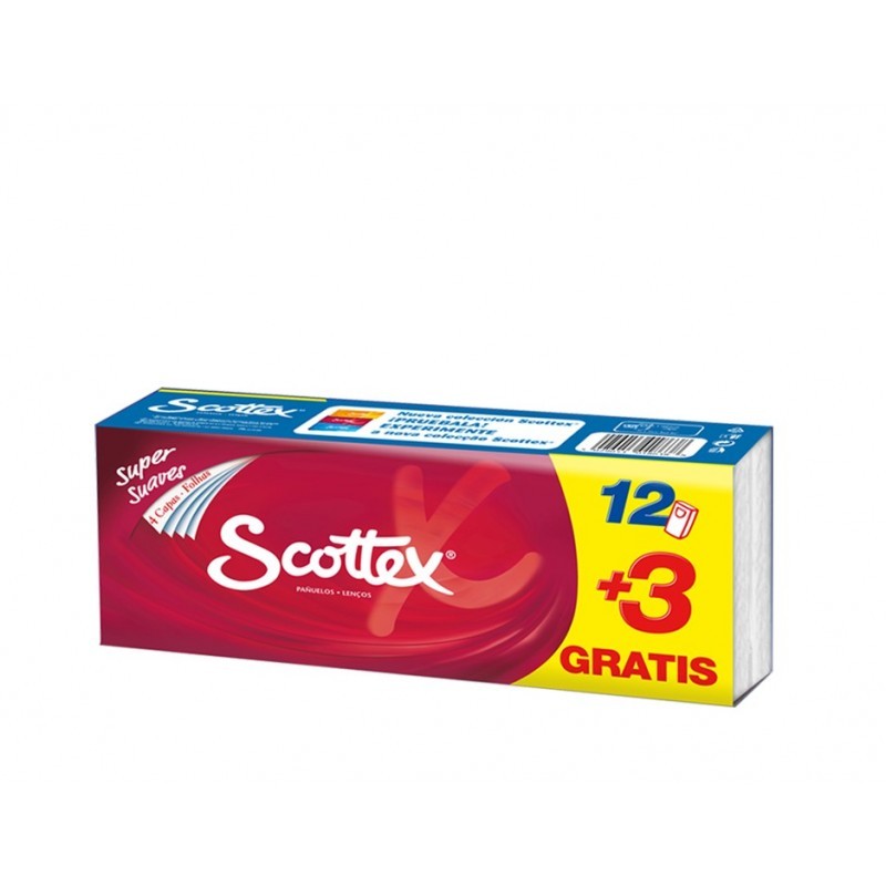 SCOTTEX LENÇOS ATADOS 15 UDS.