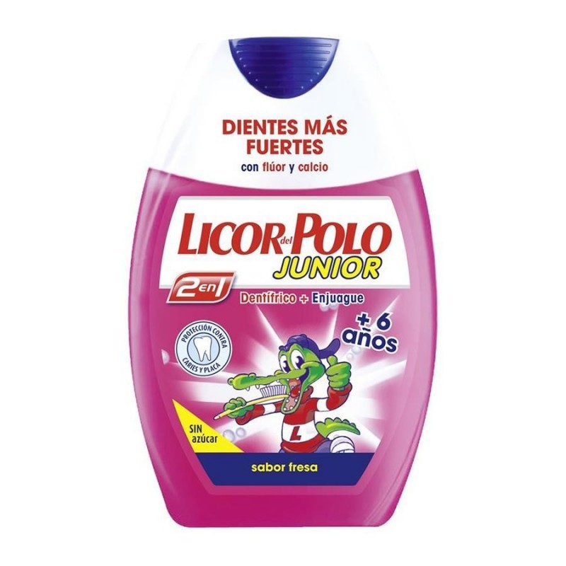 LICOR POLO 2 EN 1 JUNIOR FRESA+6A 75 ML