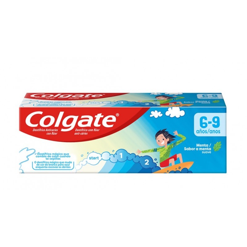 COLGATE 50 ML INFANTIL 6 A 9 ANOS MENTA