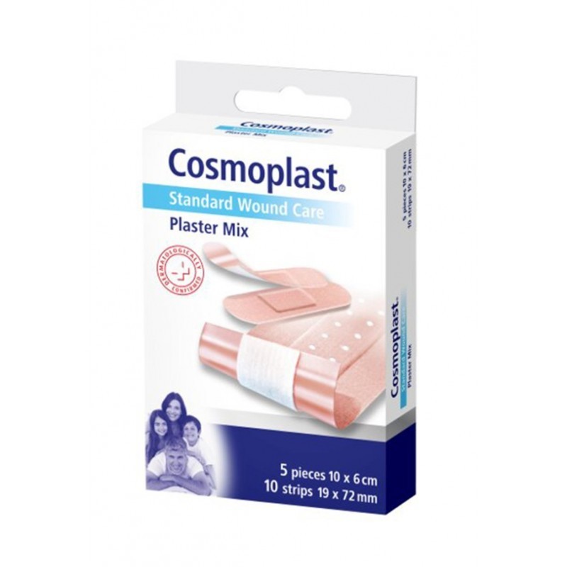 COSMOPLAST TIRITAS 15 UDS SURTIDAS ( DISPLAY 10 )